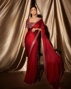 Pink Red Sarees